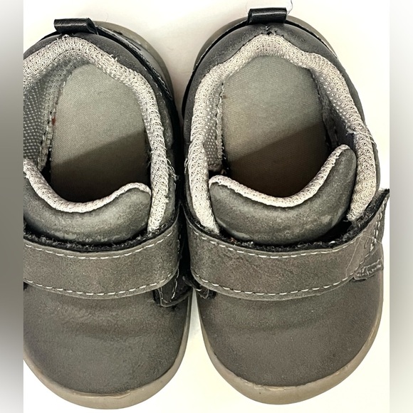Stride Rite *2 Pairs* Baby Shoes Set - Blue Pair NWT & Gray Pair Preloved Size 3 - Picture 11 of 16